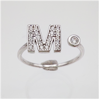 Anello Sartorello Gioielli Donna in Oro bianco Zirconia DN-M-BIANCO - DN-M-BIANCO